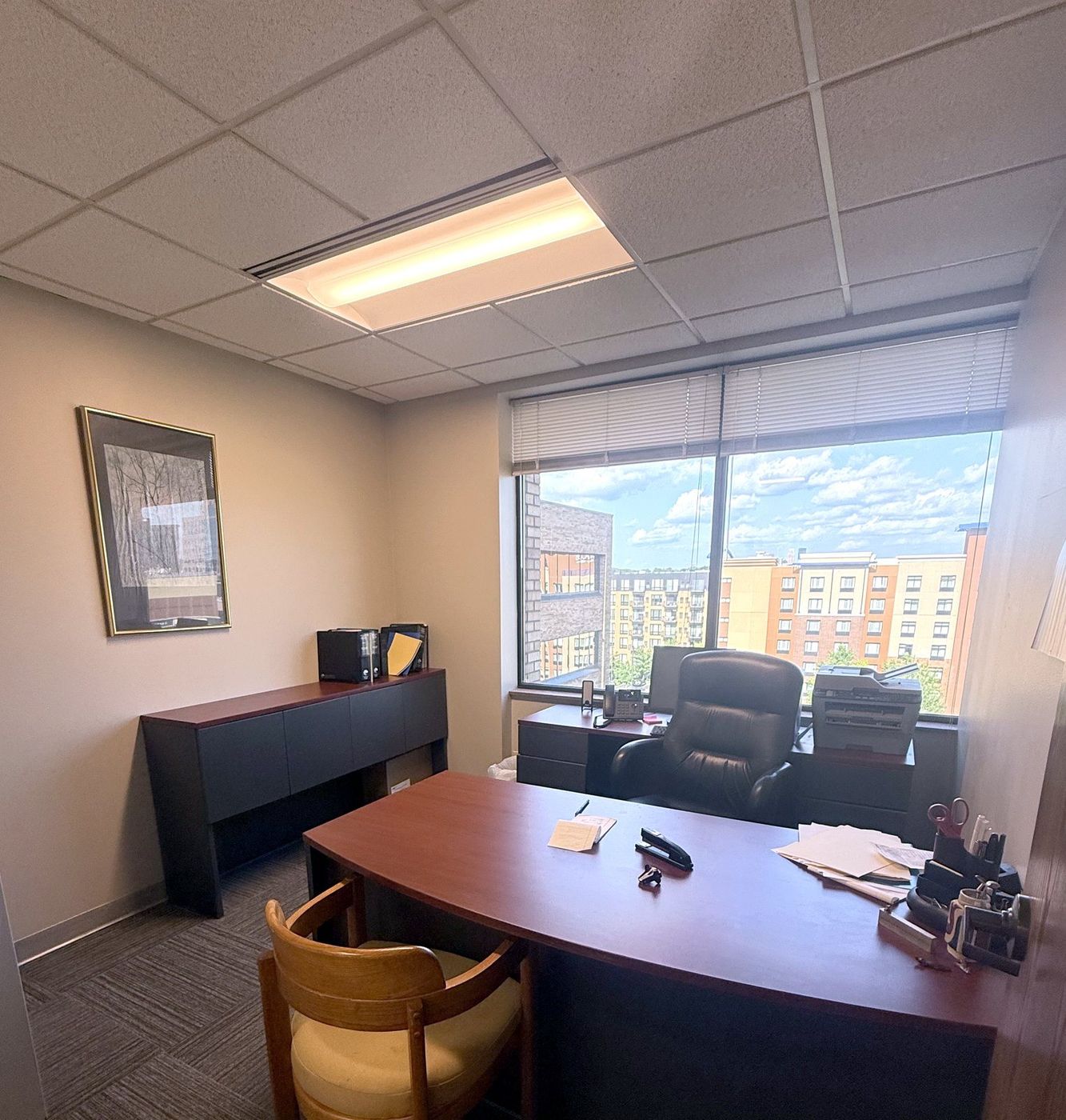 Attorney office overlooking St. Louis Park at Heuer Fischer